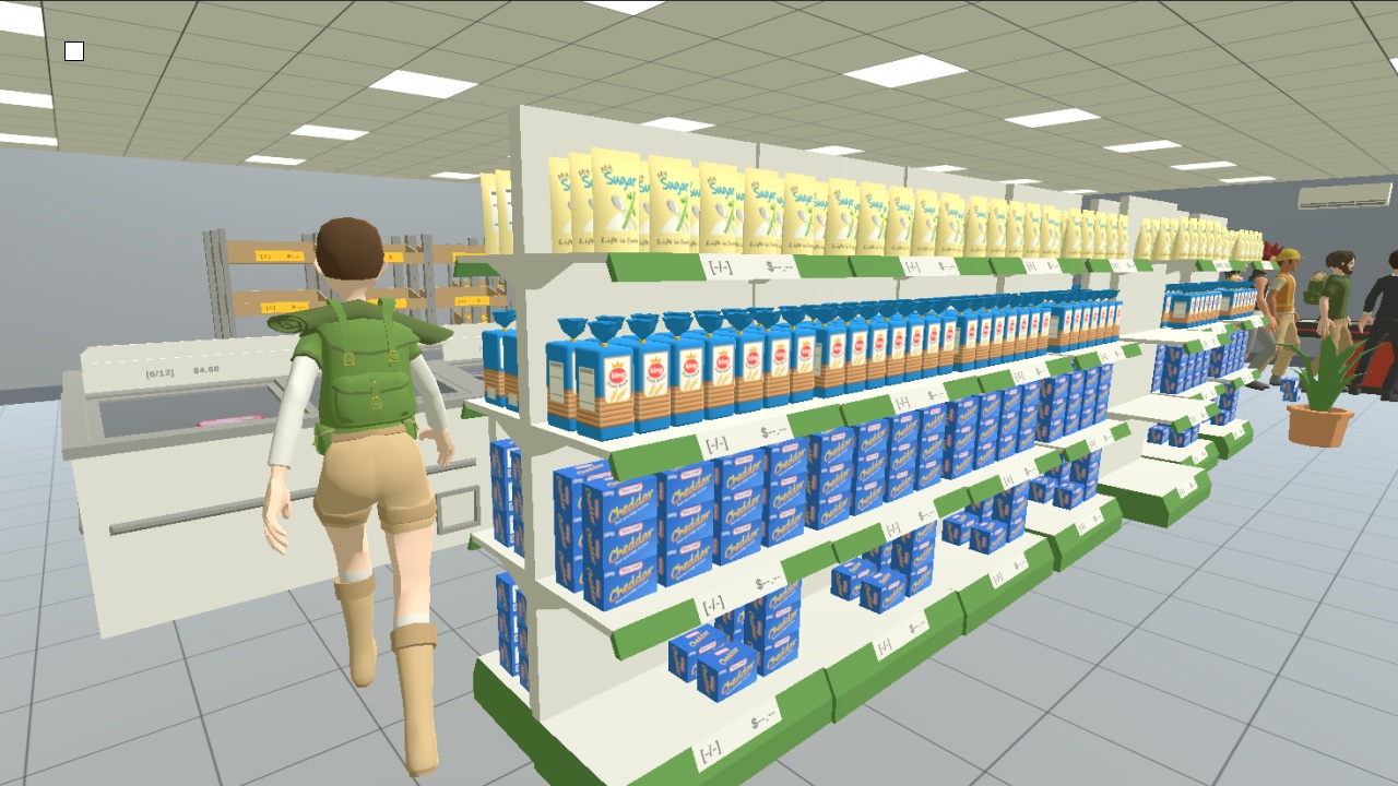 Supermarket Simulator Store Game 3D