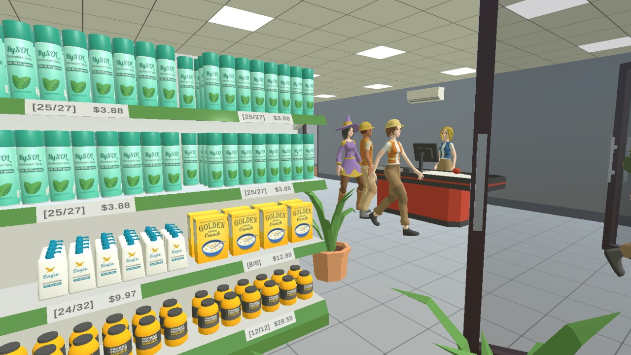 Supermarket Simulator Store Game 3D