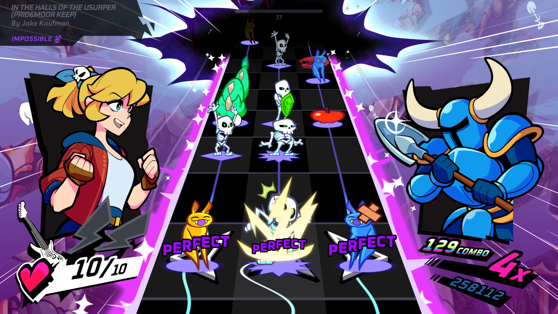 Rift of the NecroDancer: Shovel Knight – “In the Halls of the Usurper (Pridemoor Keep)” – Jake Kaufman