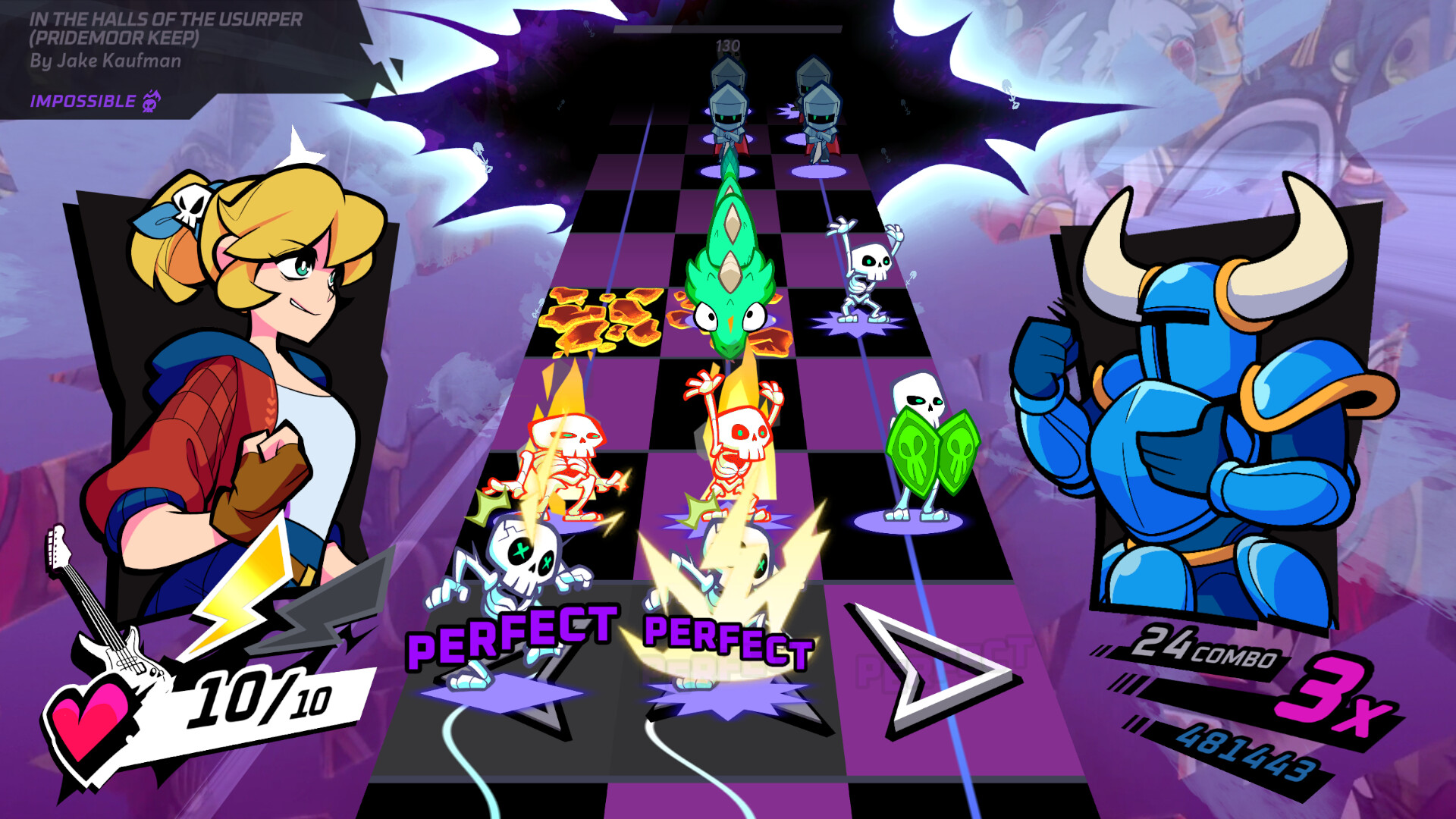 Rift of the NecroDancer: Shovel Knight – “In the Halls of the Usurper (Pridemoor Keep)” – Jake Kaufman