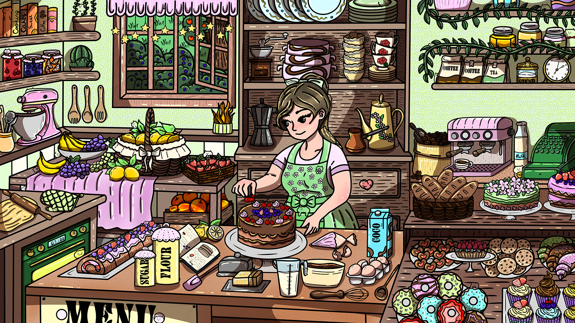 100 Bakery Cats