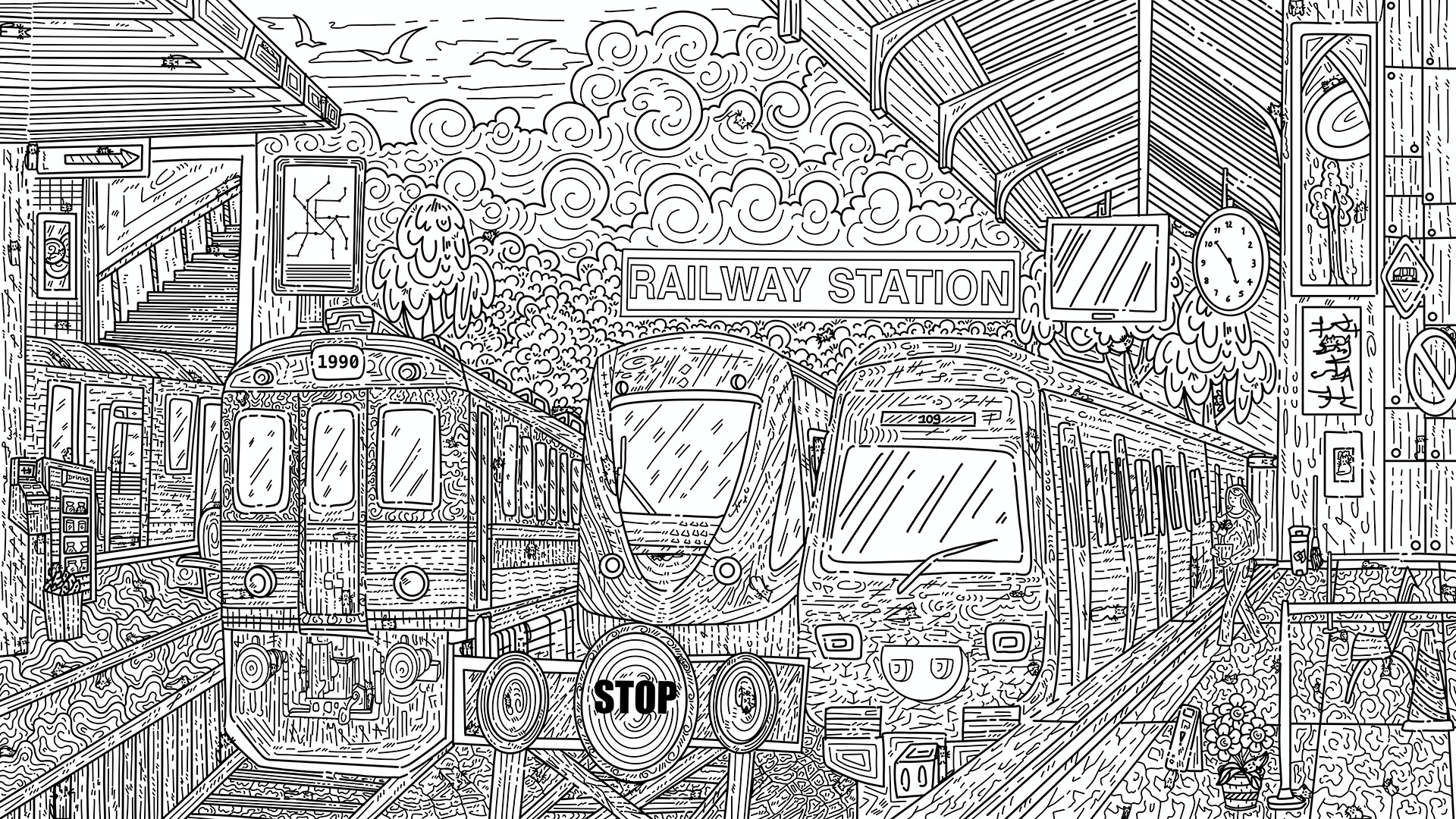 100 Railway Cats