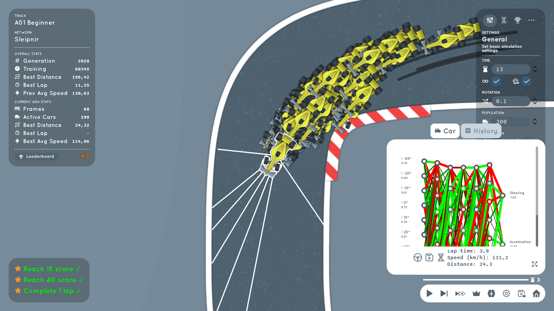 AI Learns To Drive