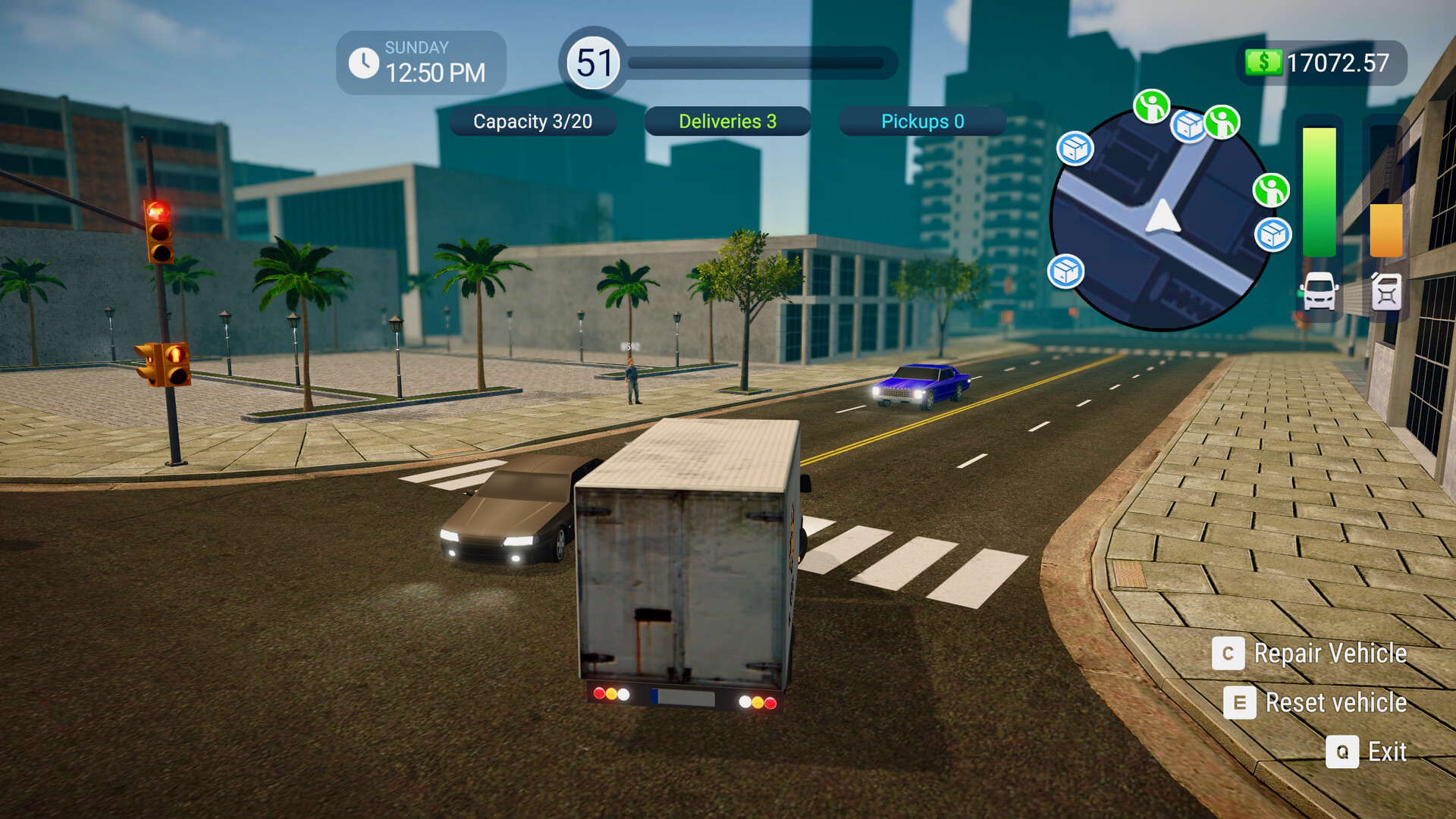Parcel Delivery Simulator
