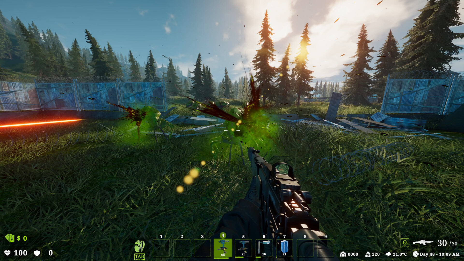 Outpost Simulator
