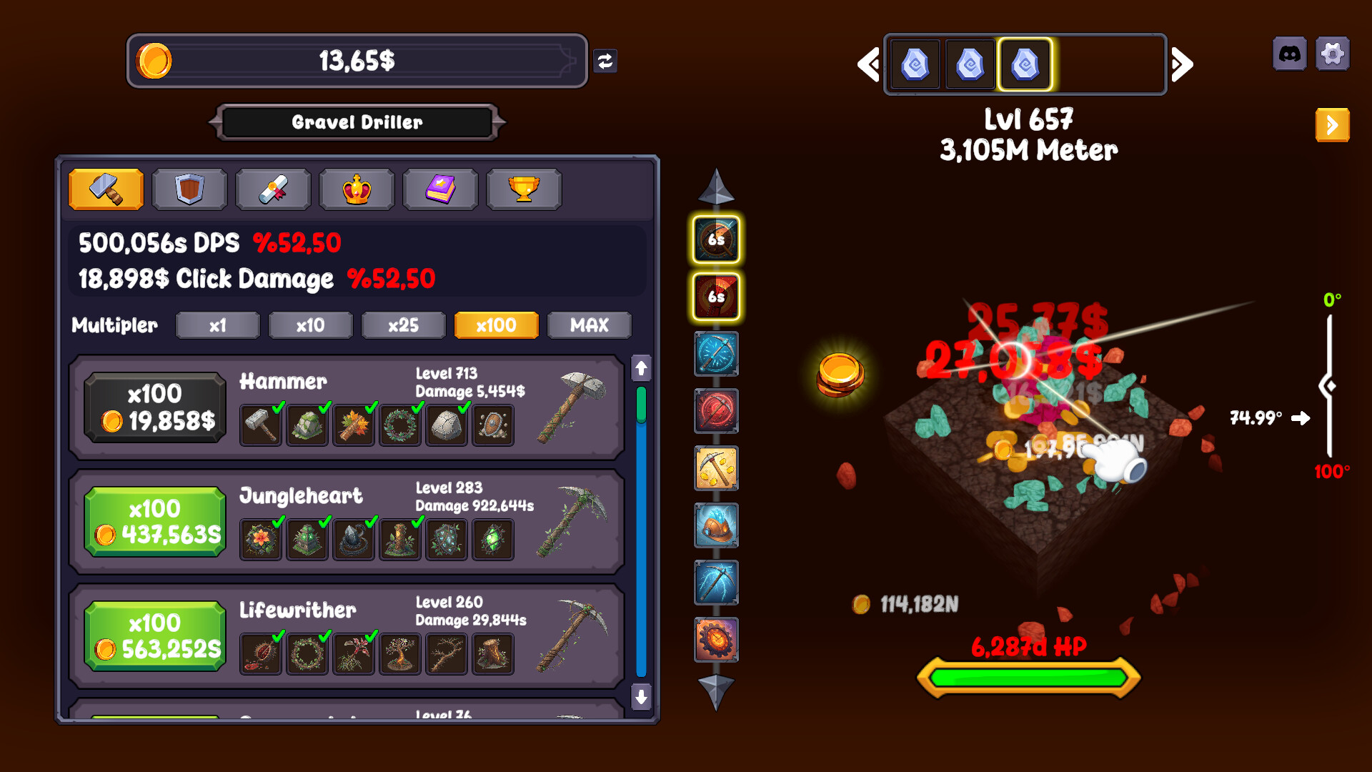 Clicker Ore