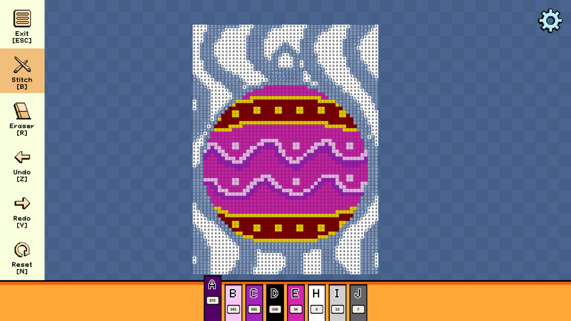 Pixel Cross Stitch: Color by Number – Christmas Baubles Pack 3