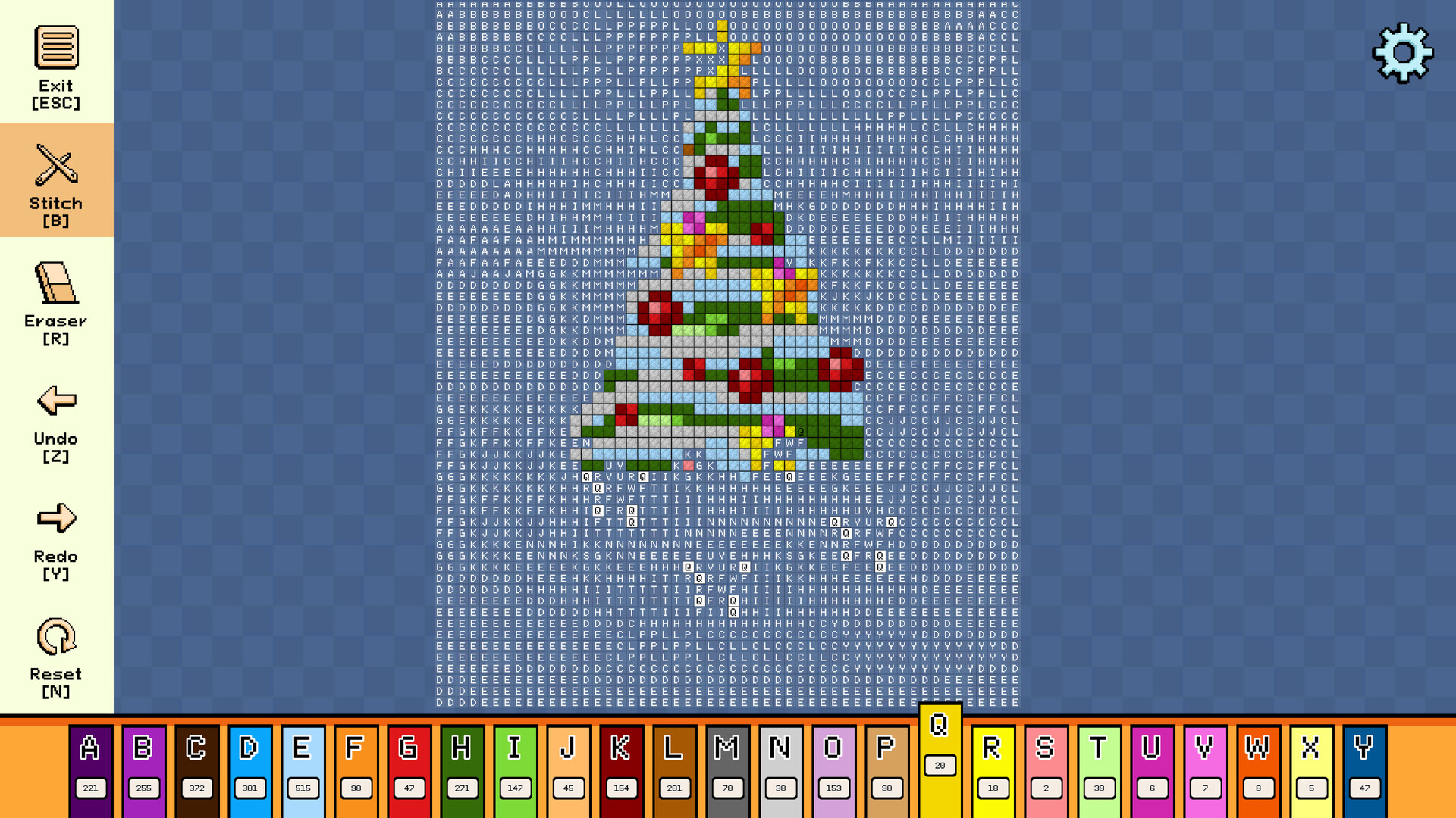 Pixel Cross Stitch: Color by Number – Christmas Pack 3