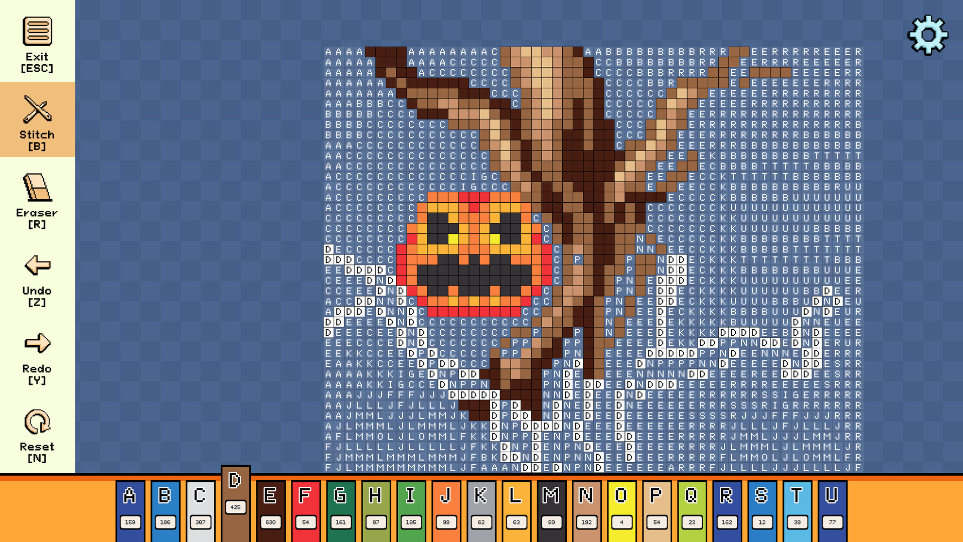 Pixel Cross Stitch: Color by Number – Halloween Pack 2