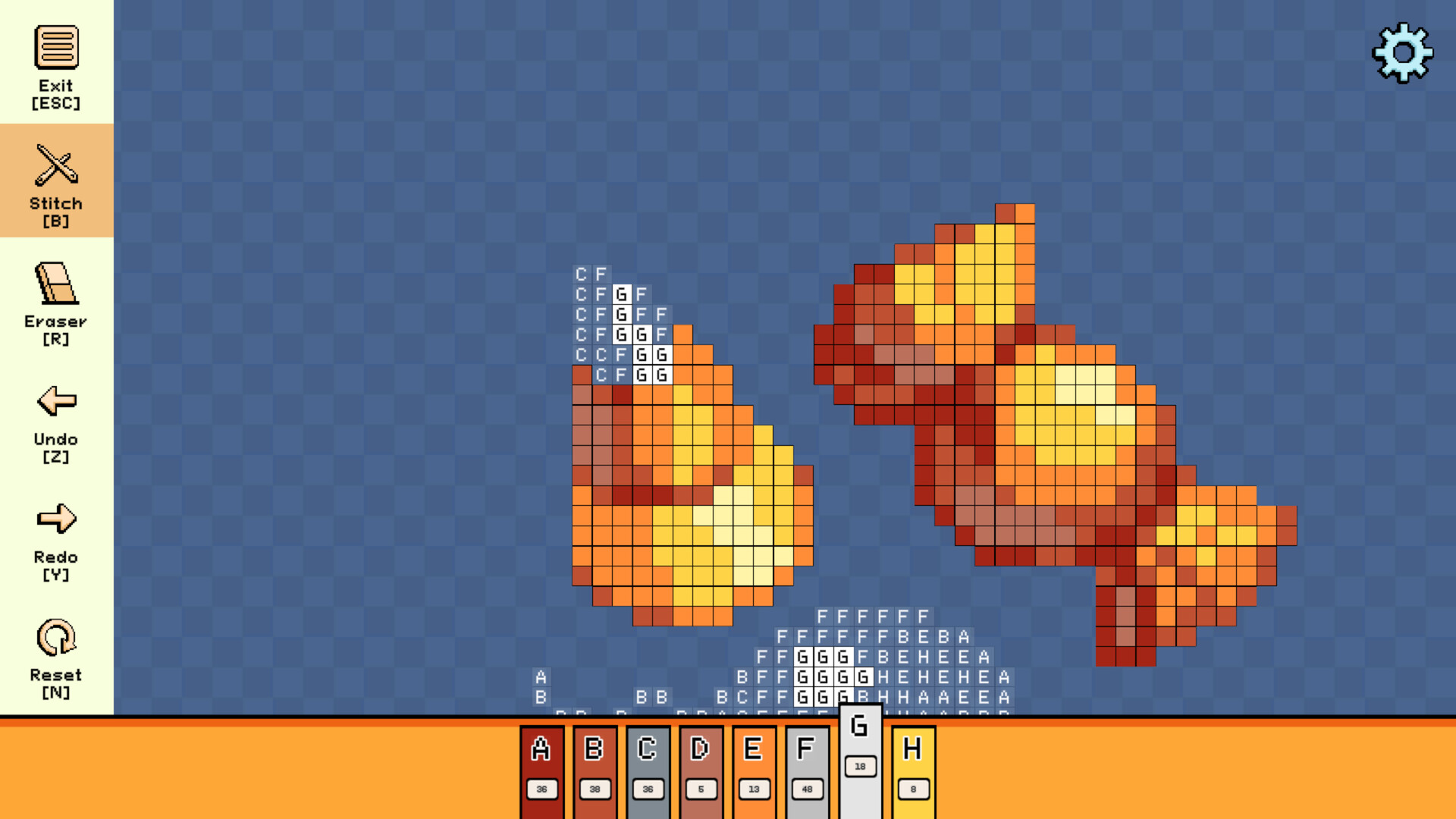 Pixel Cross Stitch: Color by Number – Halloween Minis Pack