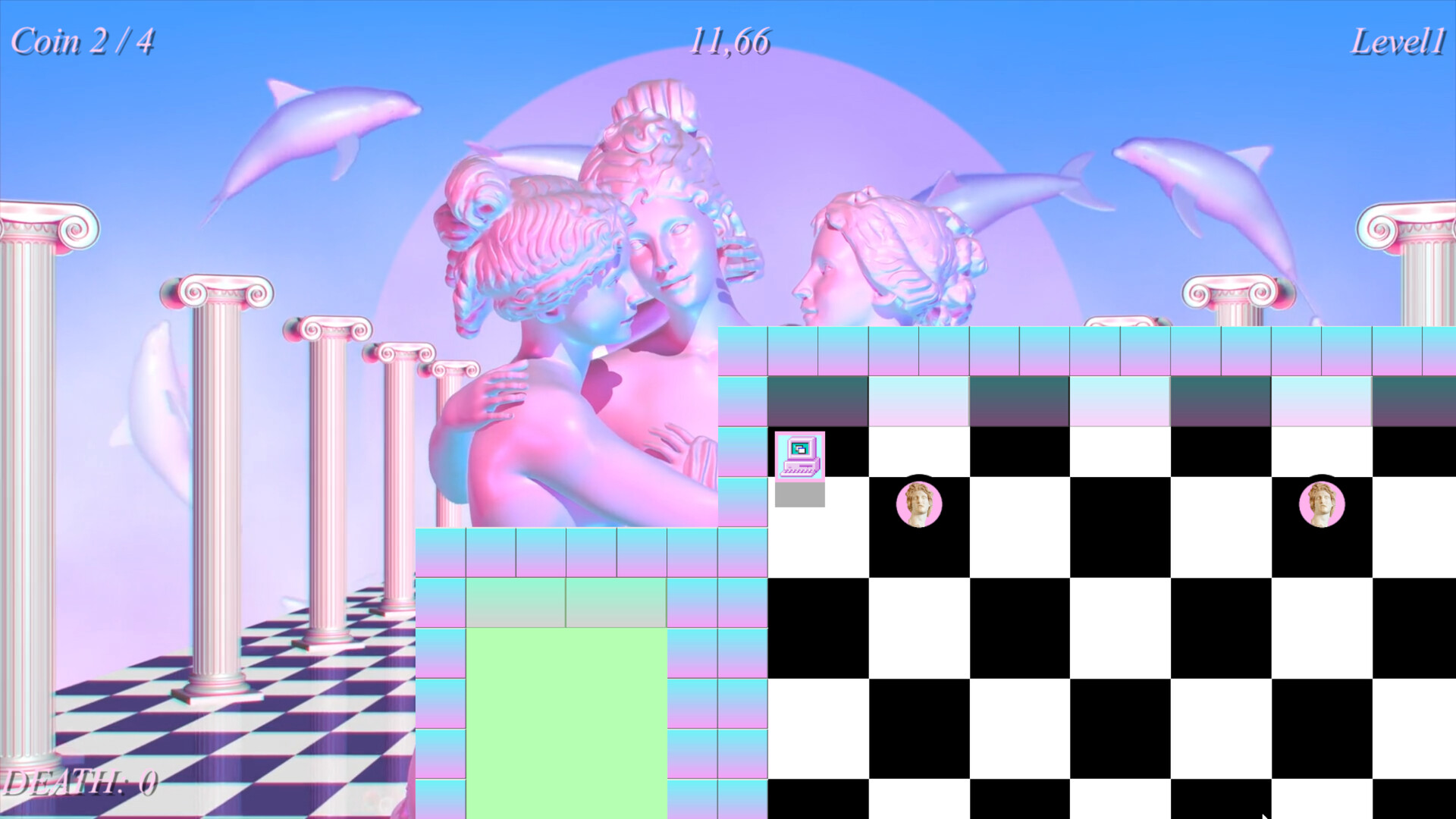 Vaporwave Hardest Game