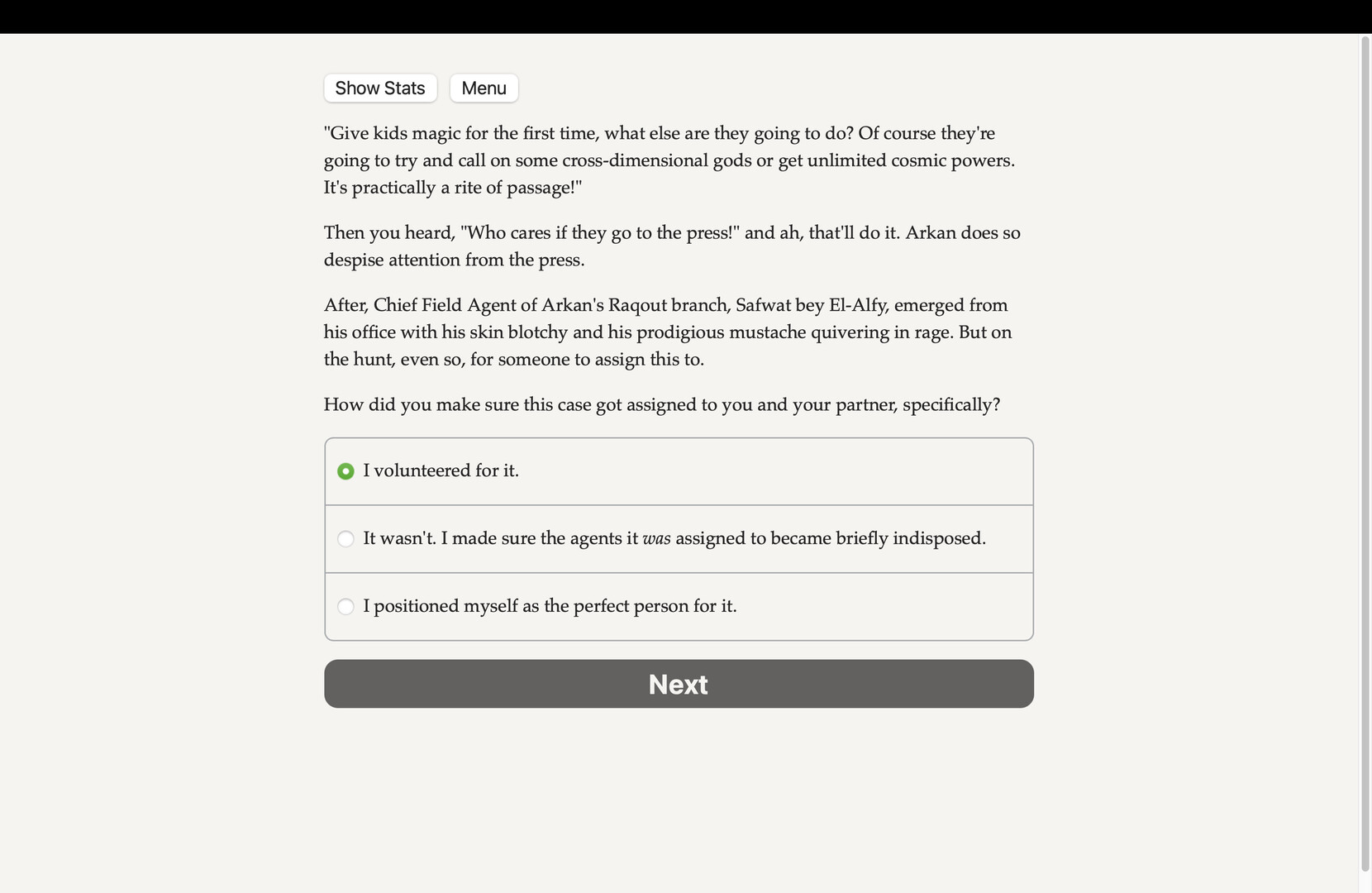 An Imp and an Impostor