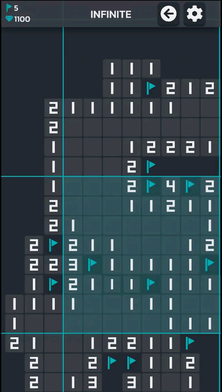 Infinite Minesweeper
