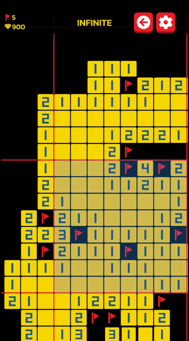 Infinite Minesweeper