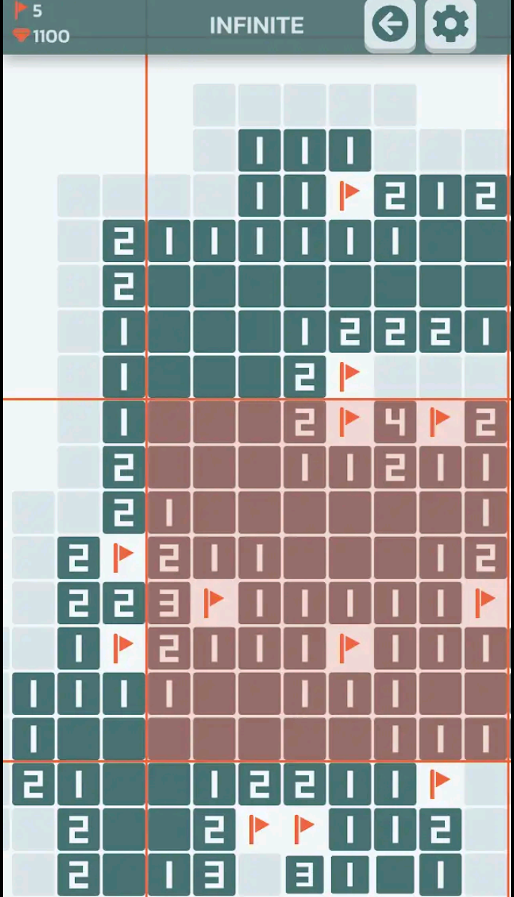 Infinite Minesweeper