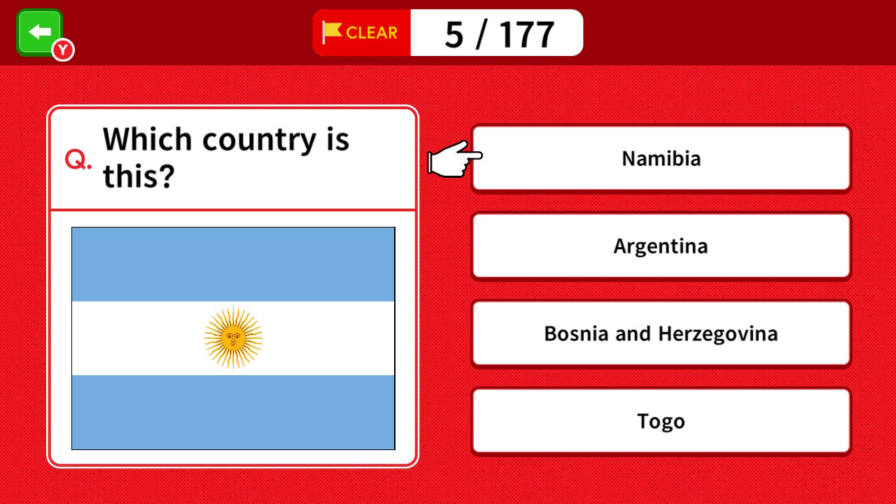Flag Trivia Quiz: Four Choices!