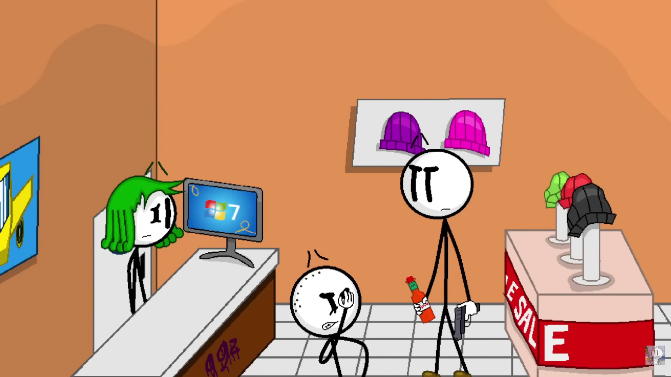 Henry Stickmin: Defending the Mall