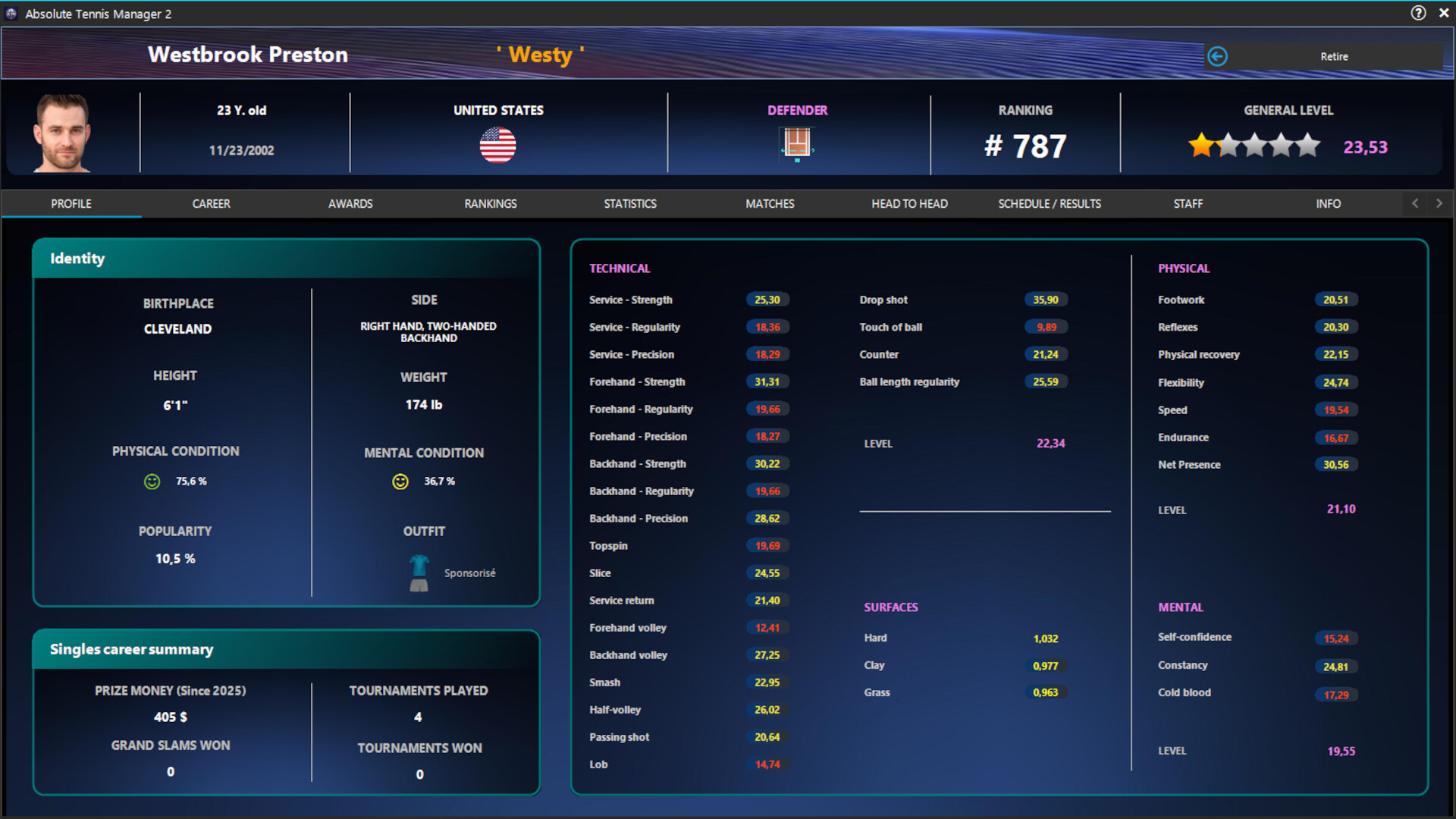 Absolute Tennis Manager 2