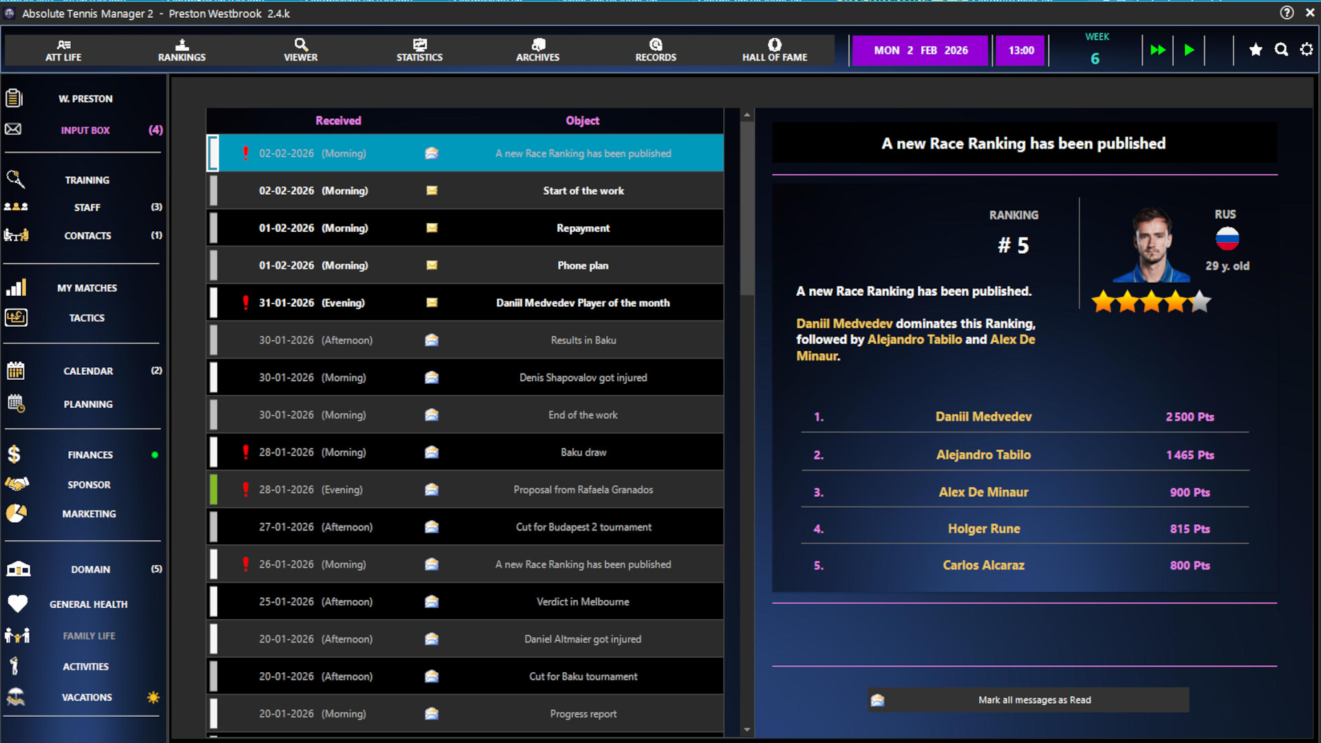 Absolute Tennis Manager 2