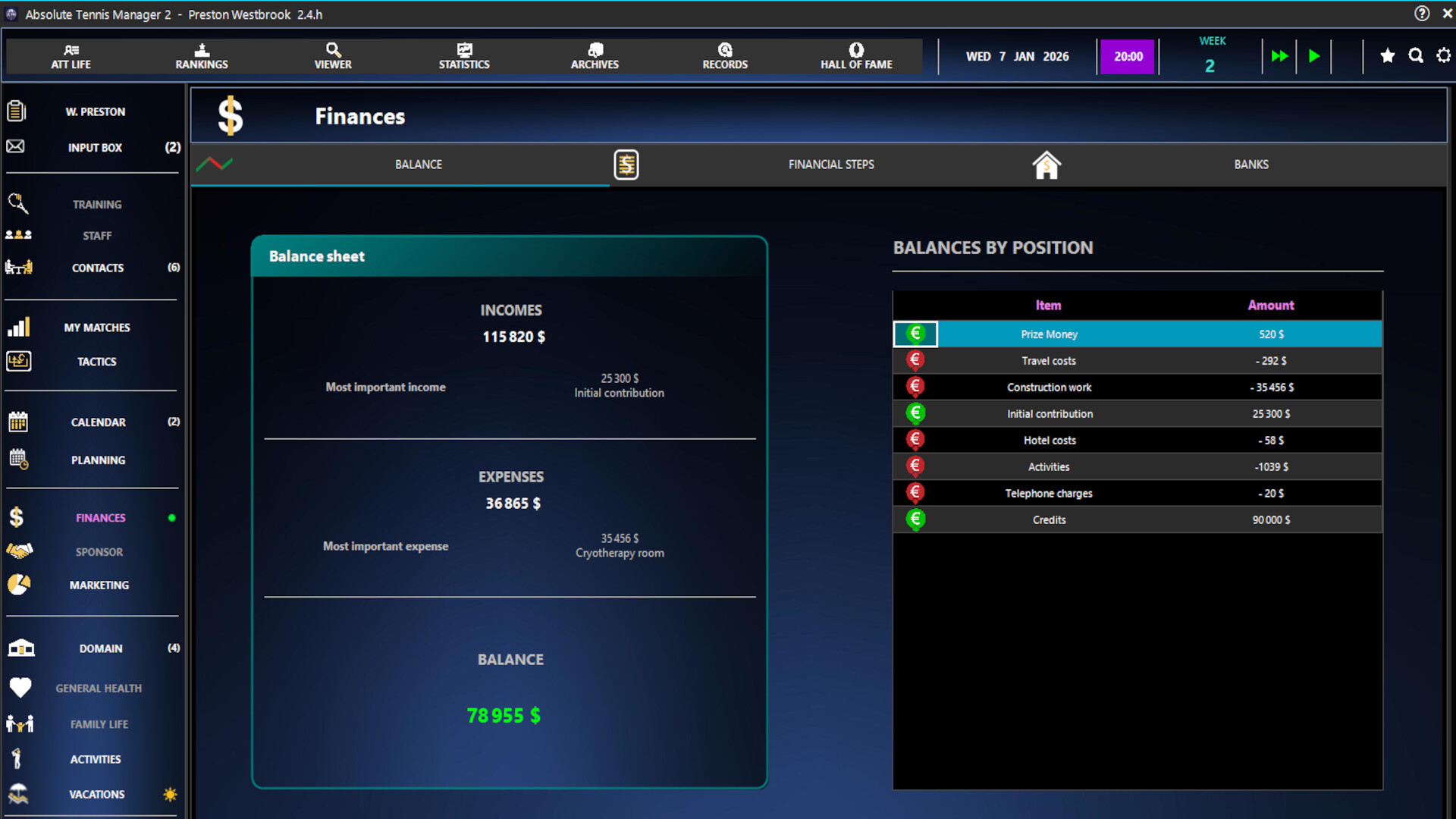 Absolute Tennis Manager 2