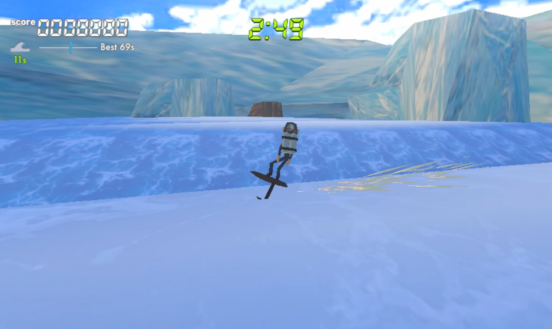 Hydrofoil Surfing