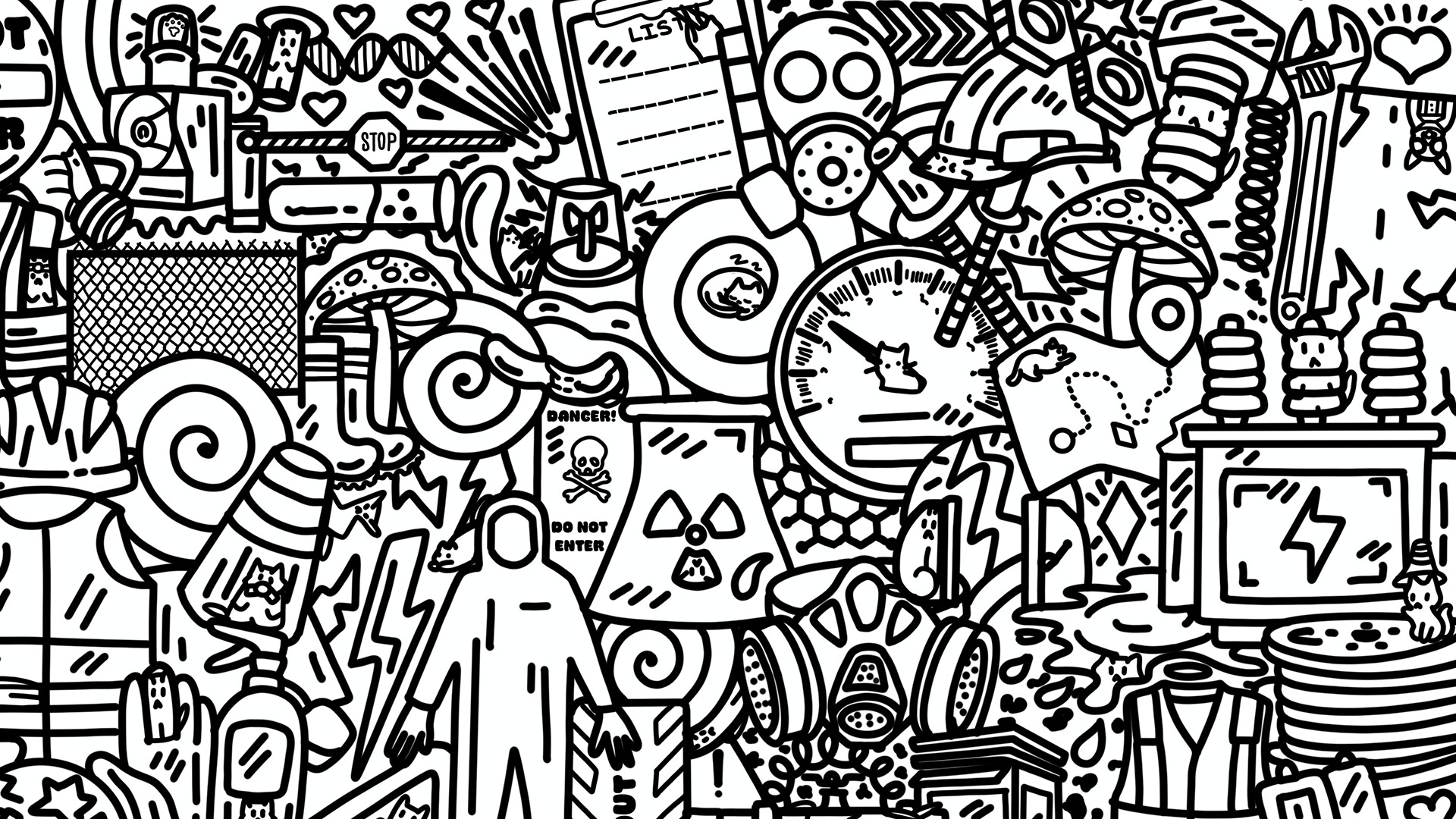 100 Radioactive Cats