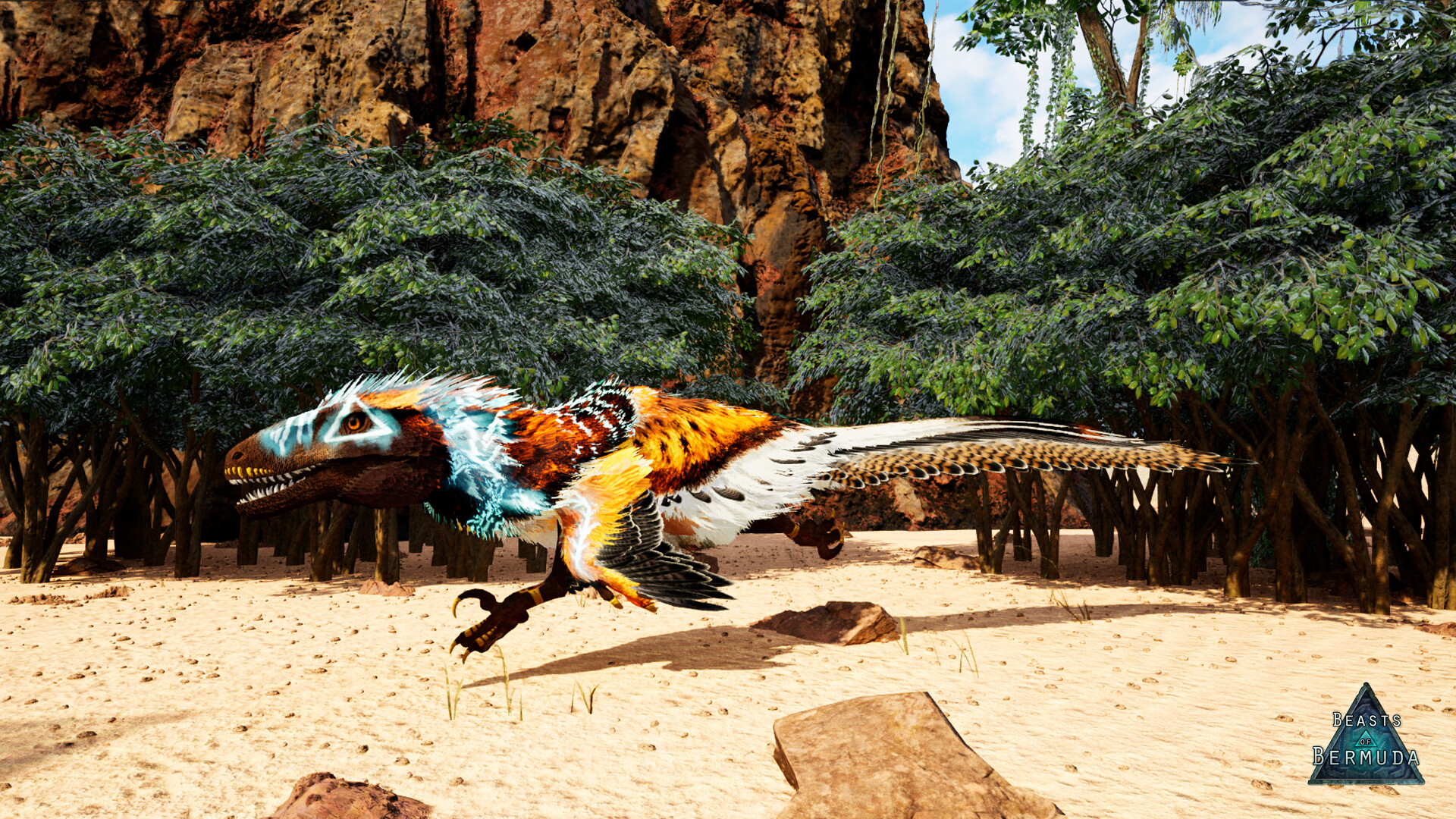 Beasts of Bermuda: Utahraptor Supporter Warpaint