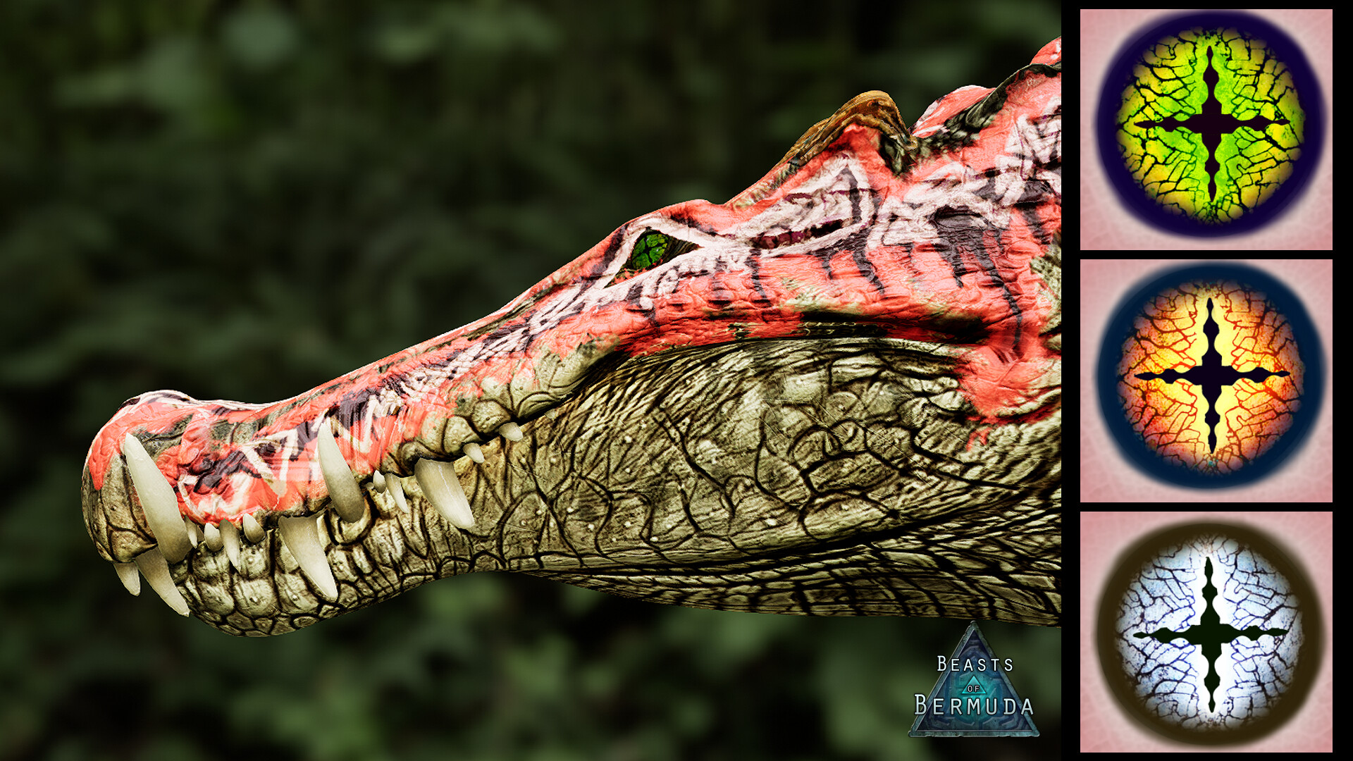 Beasts of Bermuda: Kaprosuchus Supporter Warpaint
