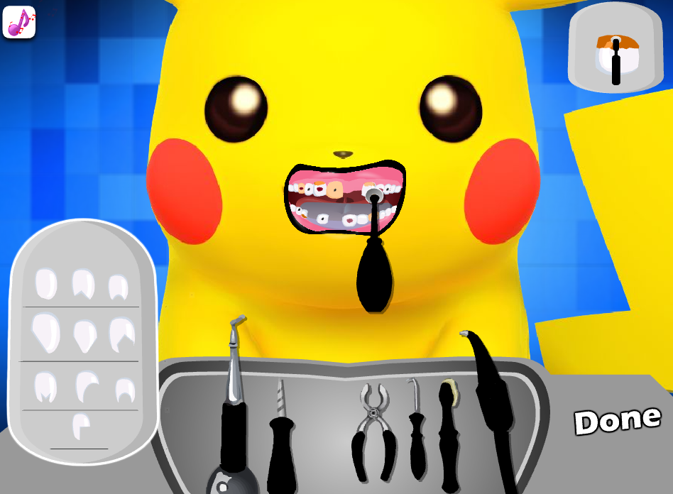 Pikachu Teeth Problem