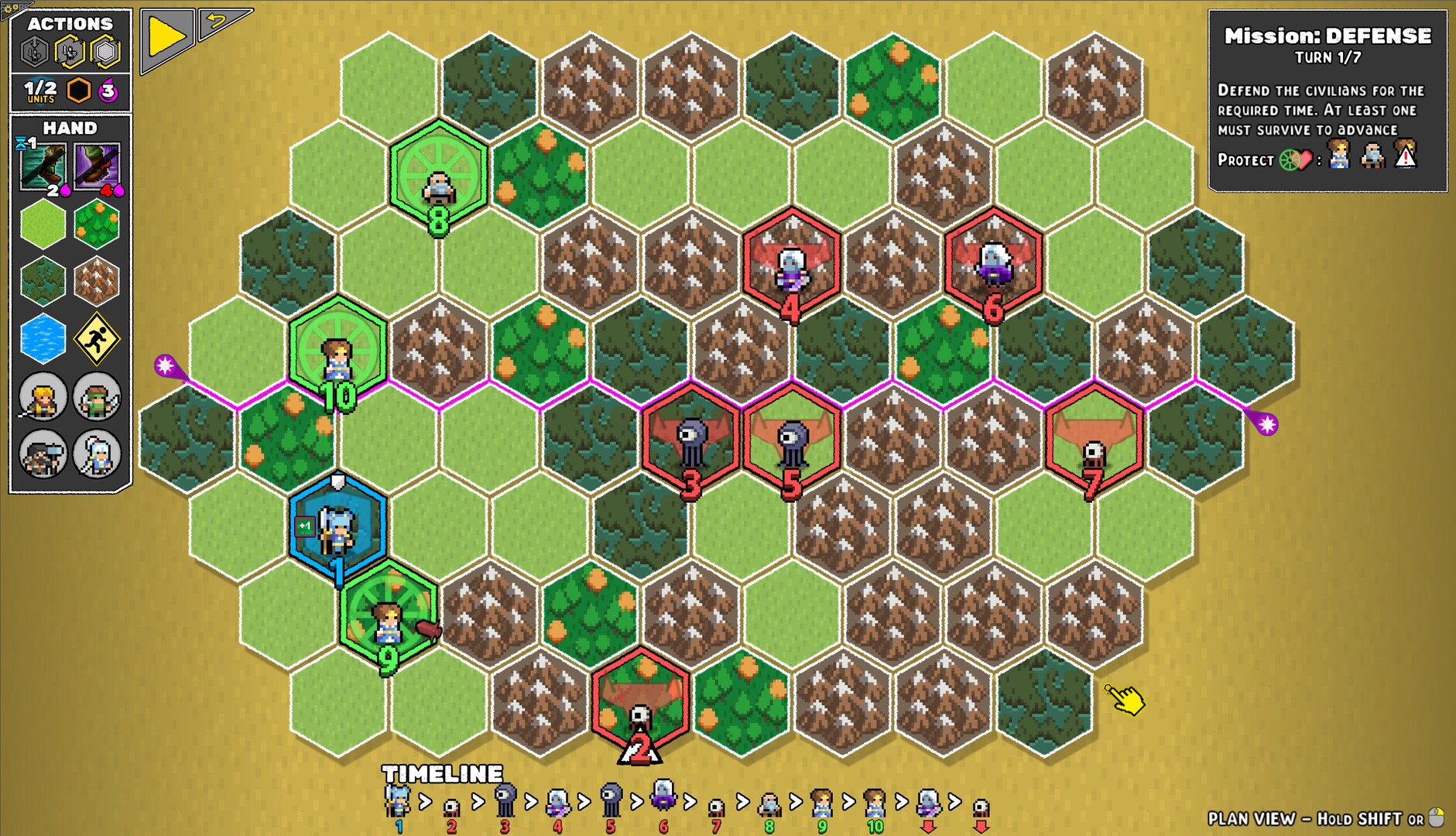 Zero Orders Tactics: Under