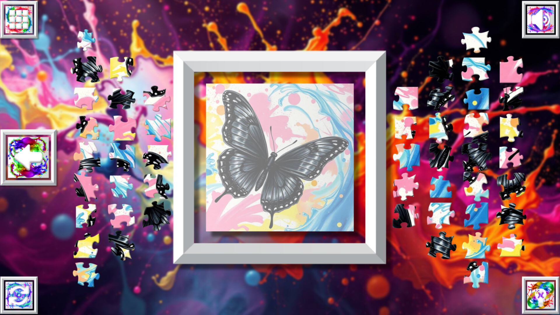 Color Splash: Butterflies