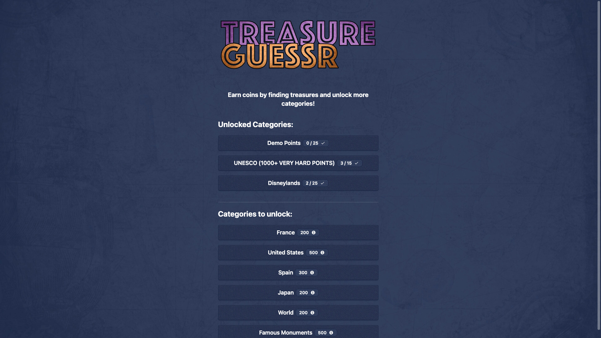Treasure Guessr