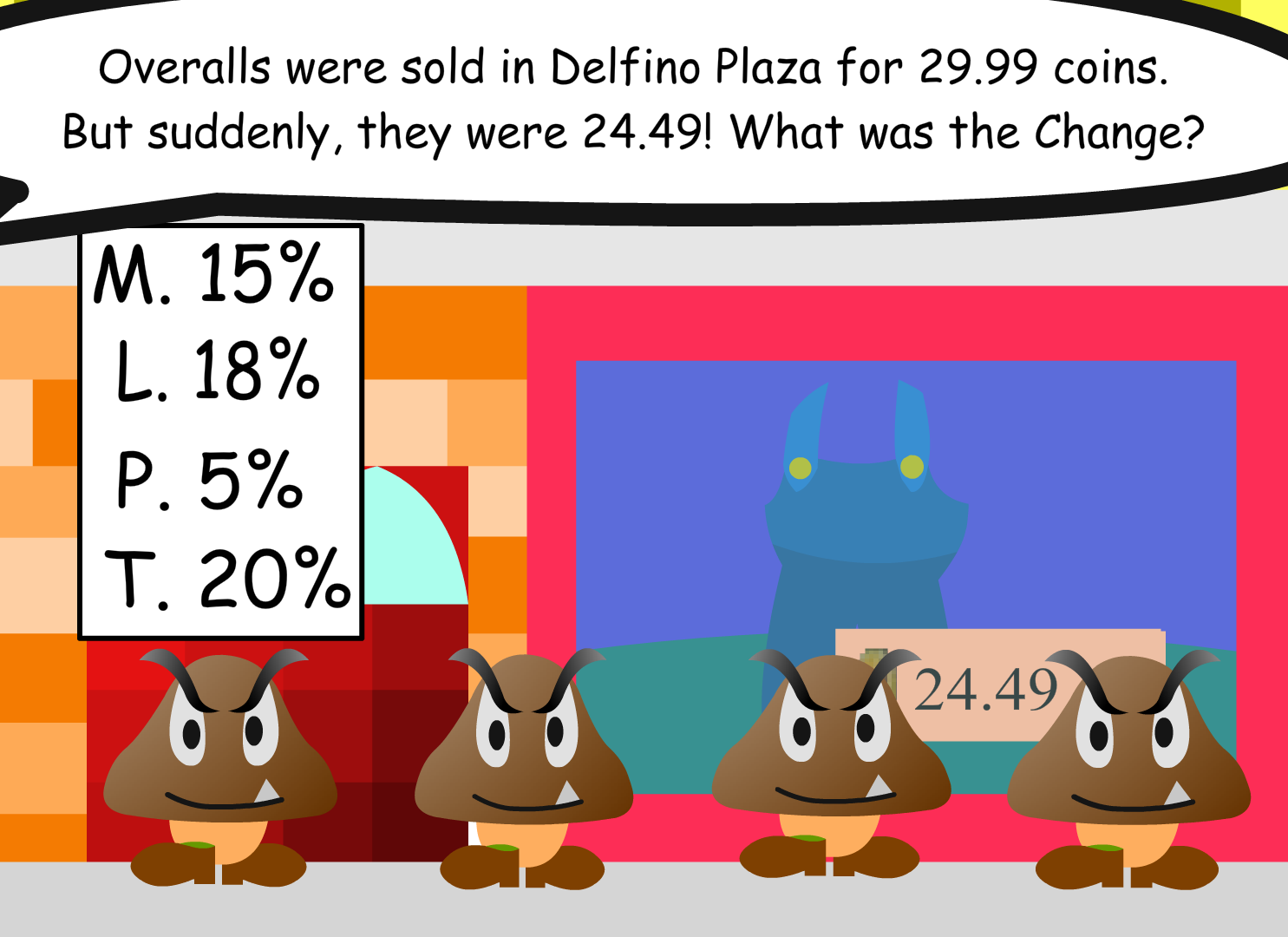 Super Goomba Math