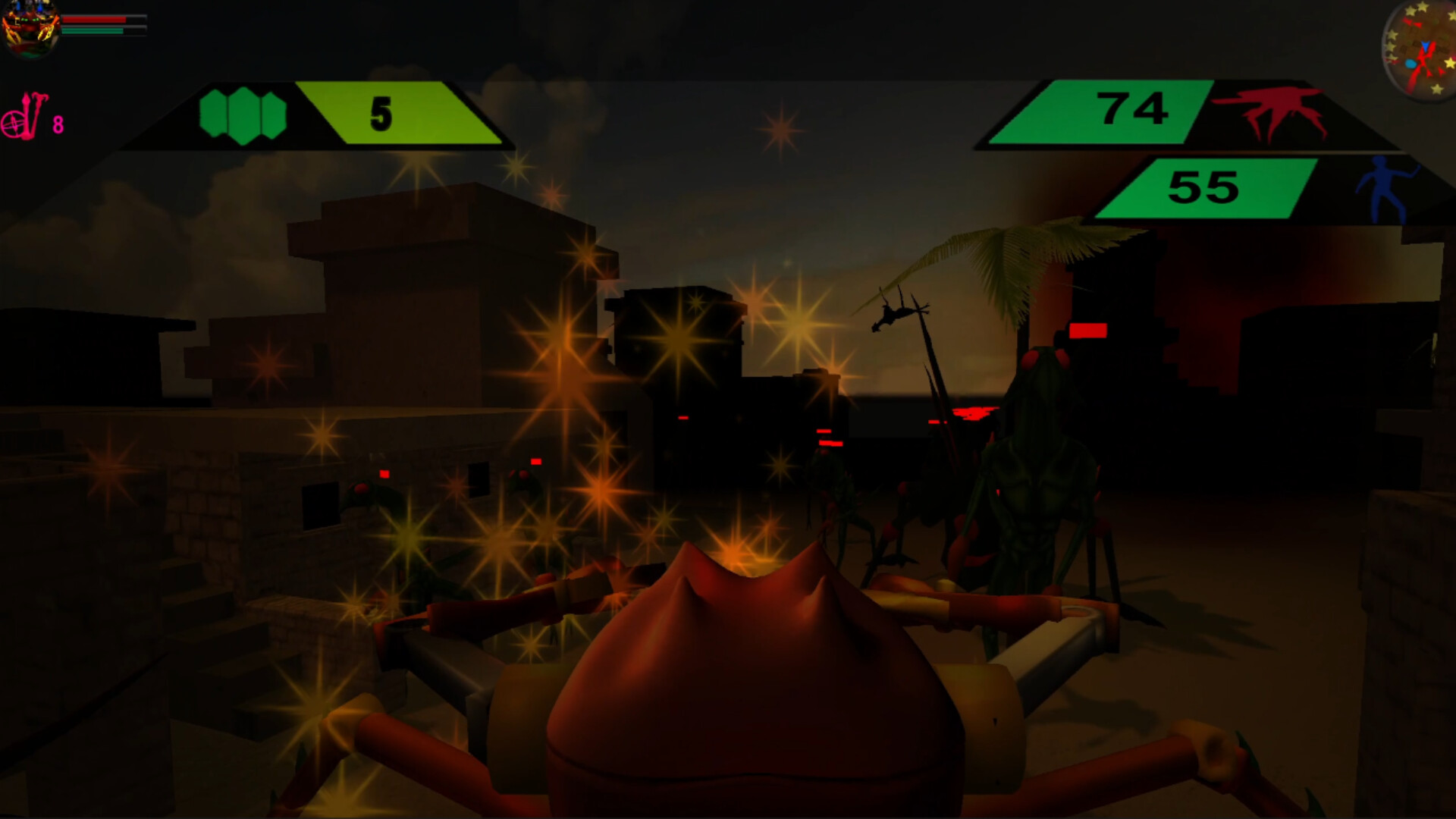 Spider-Tank vs. Aliens