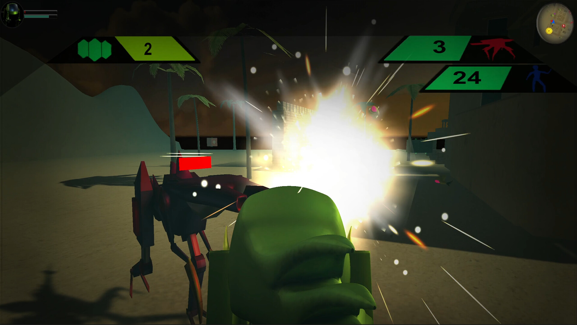 Spider-Tank vs. Aliens