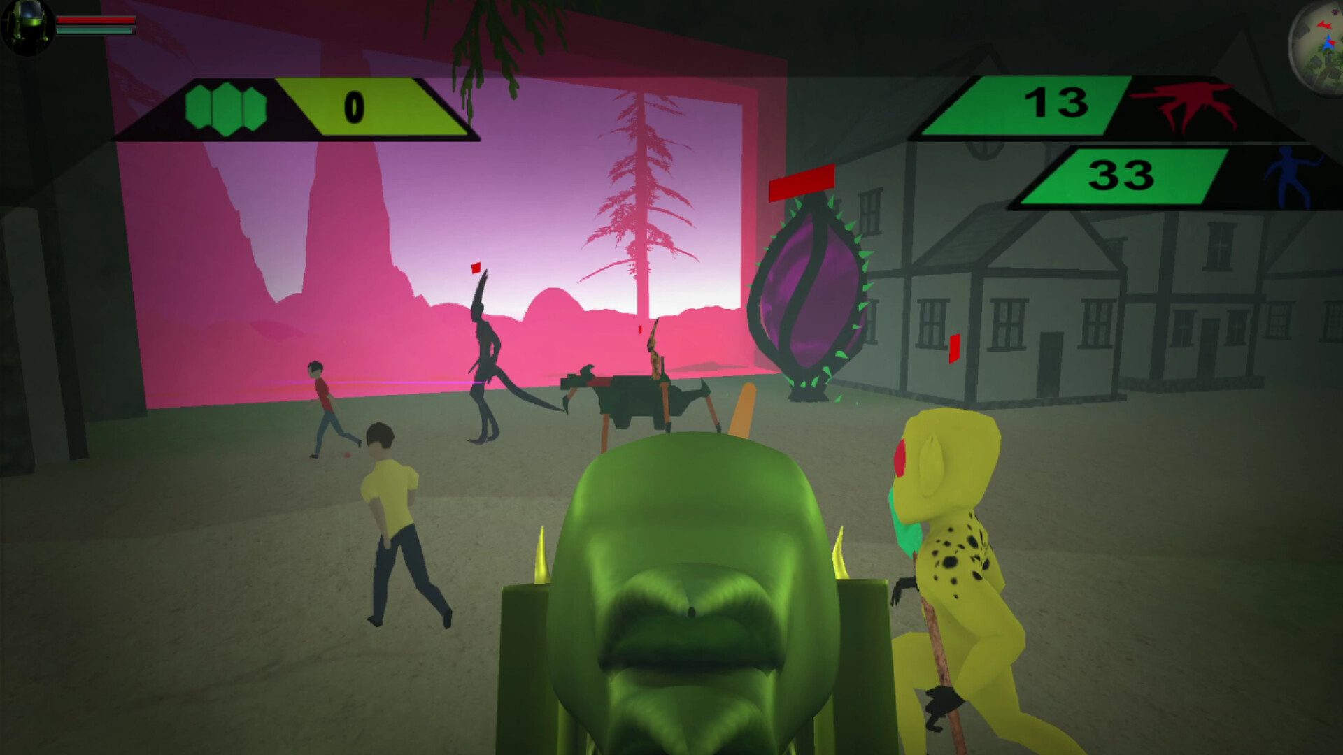 Spider-Tank vs. Aliens