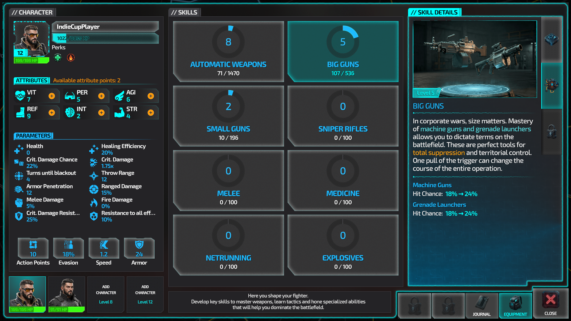 Humanity Echo: Cyberpunk Tactical RPG