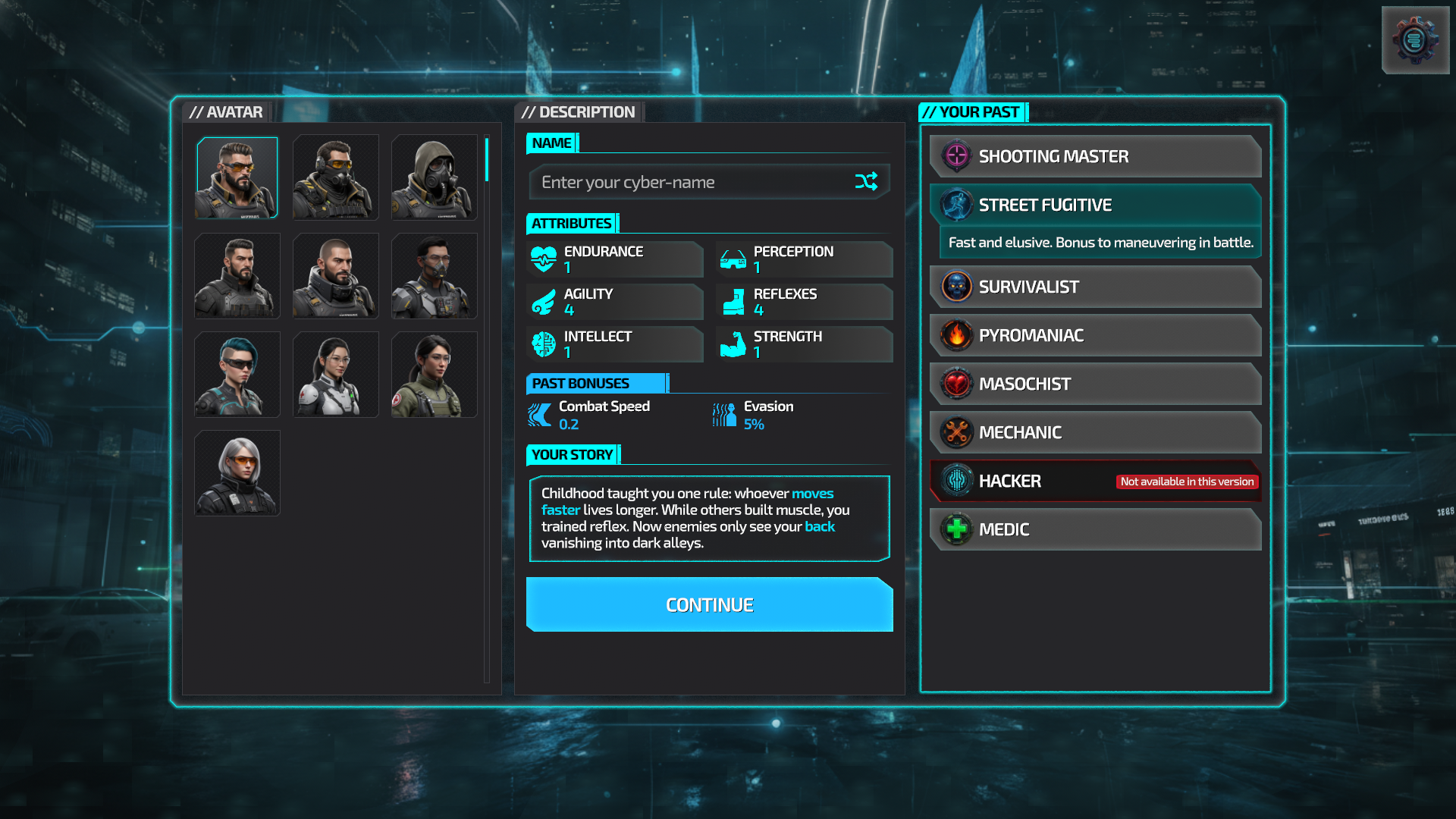 Humanity Echo: Cyberpunk Tactical RPG
