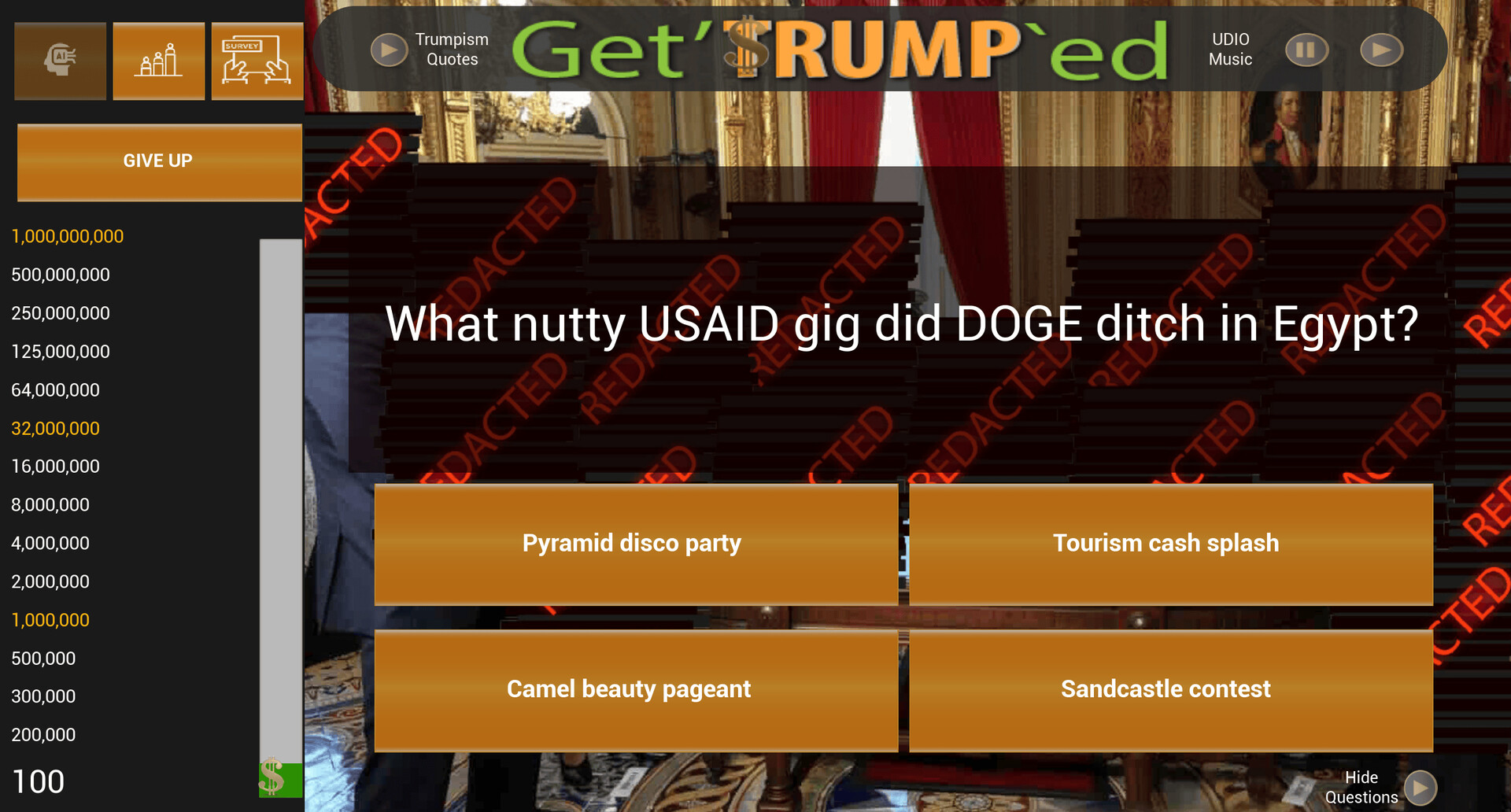 Get’Trump’ed Trivia
