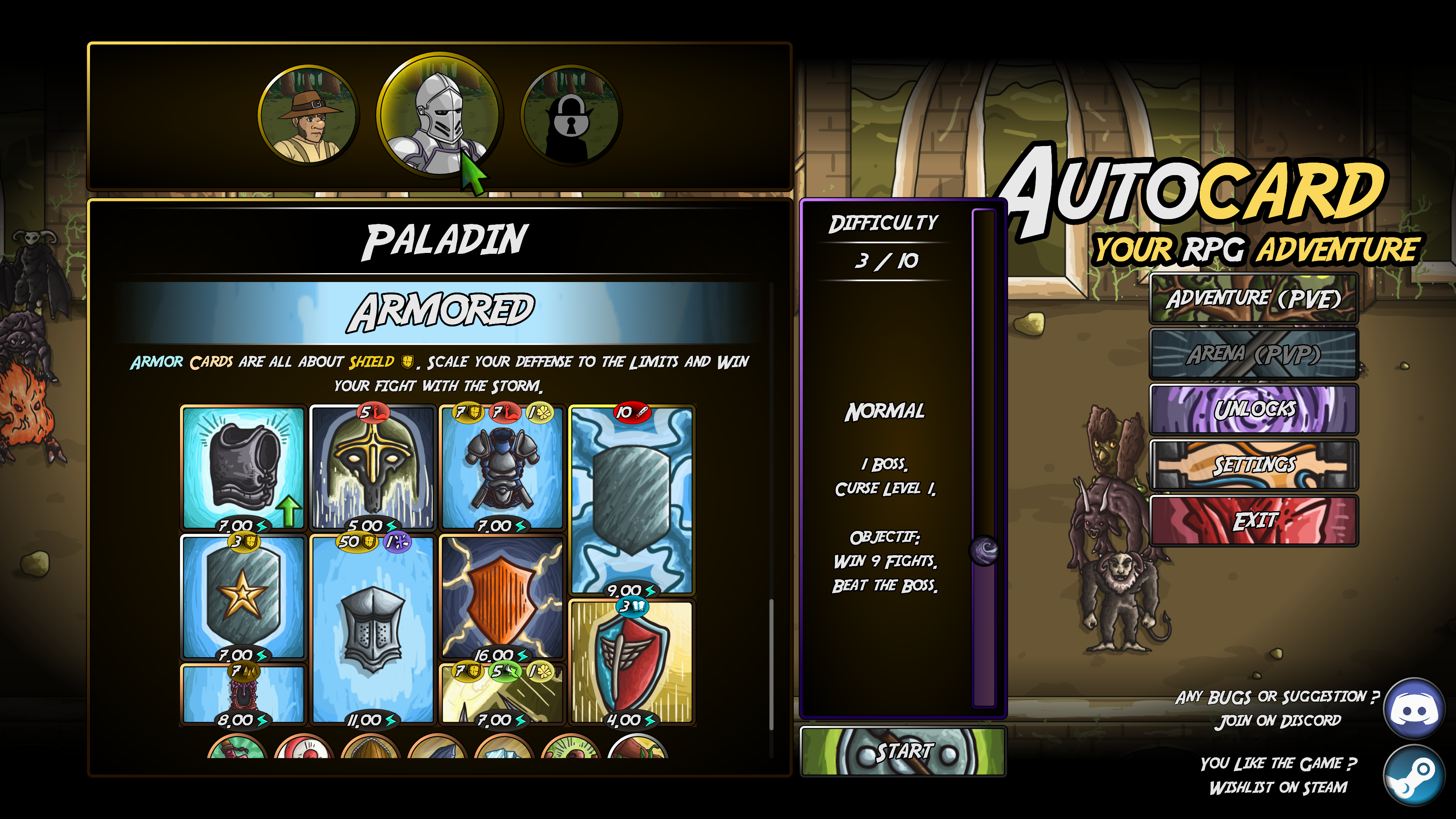 Autocard: Your RPG Adventure