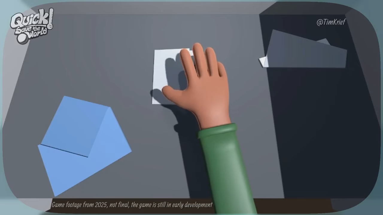 Quick! Save the world