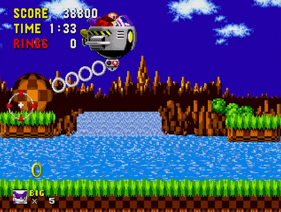 Big the Cat in Sonic the Hedgehog