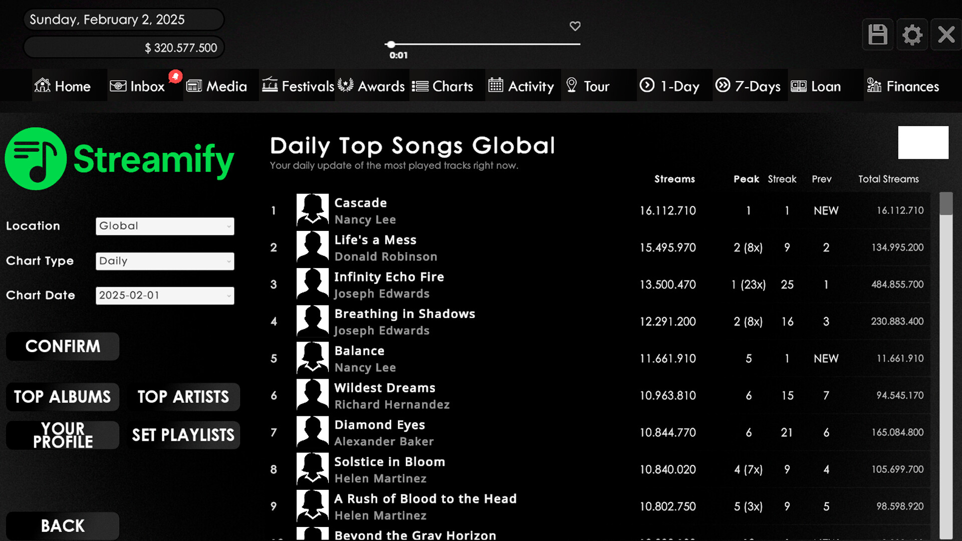 Streaming Race