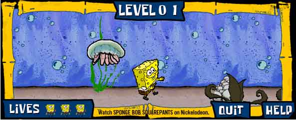 SpongeBob in Run For The Krusty Krab