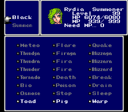 Final Fantasy IV Namingway Edition