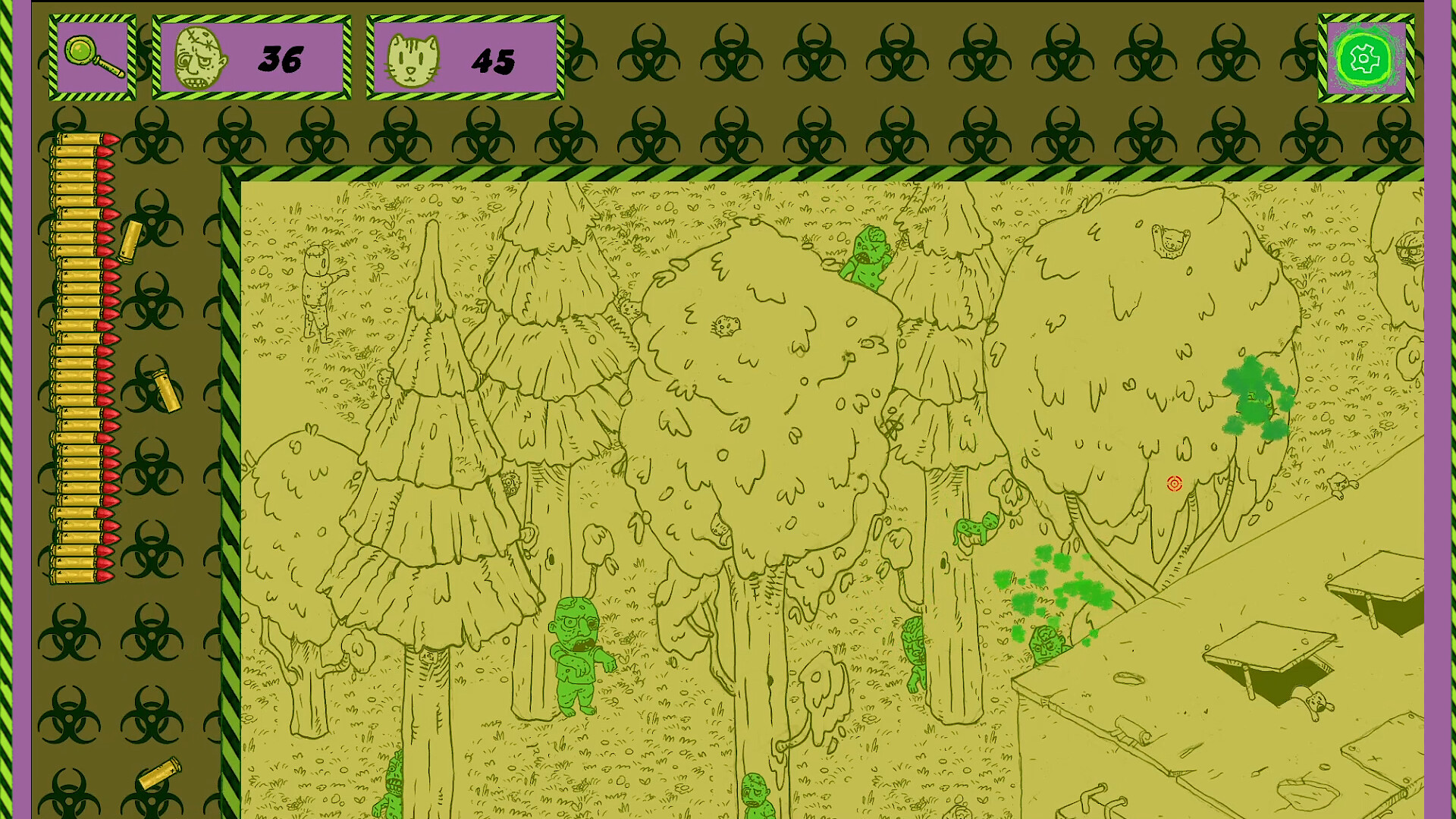 Hidden Cats vs Zombies