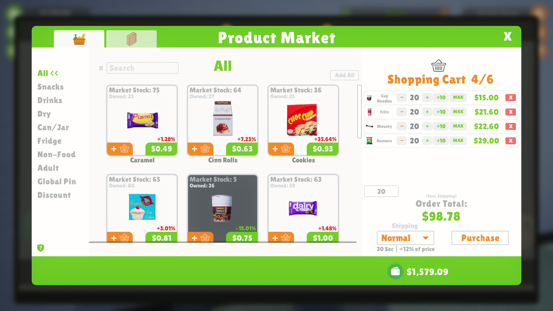 Convenience Store Simulator