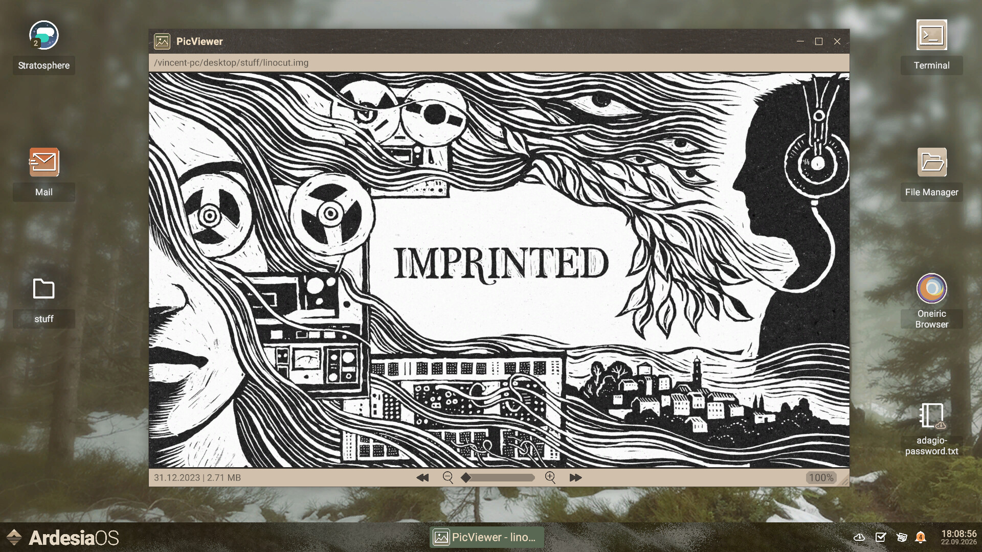 Imprinted