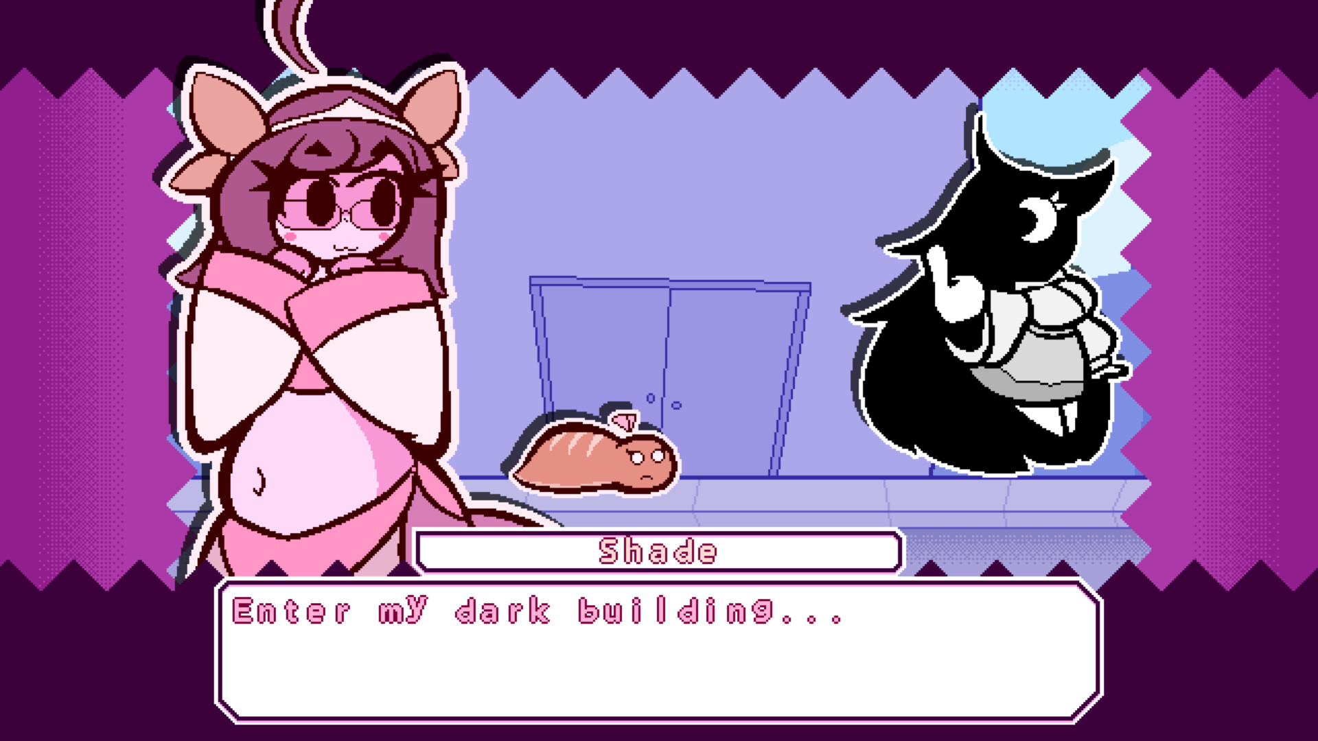 Giant Snake Girl Wants the Burger!