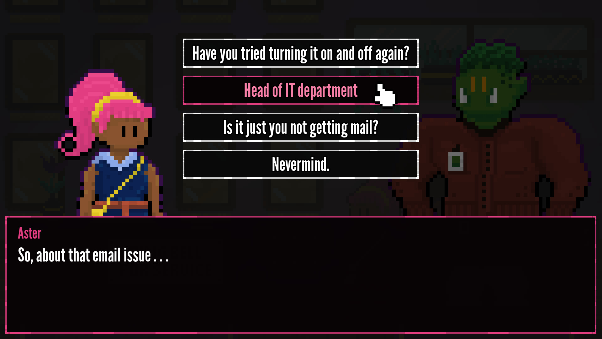 Aster Pebble and the Case of Bad Bureaucracy
